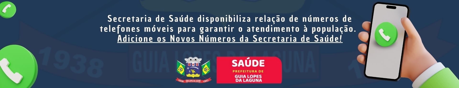 Os Telefones Fixos da Secretária de Saúde Mudaram!