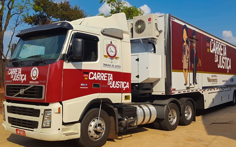 A carreta da Justiça estará em Guia Lopes da Laguna nos dias 15 e 16 de março.